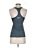 Nike 100% Polyester Gray Active Tank Size XS - photo 2