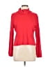 Rafaella 100% Cotton Red Turtleneck Sweater Size L - photo 1