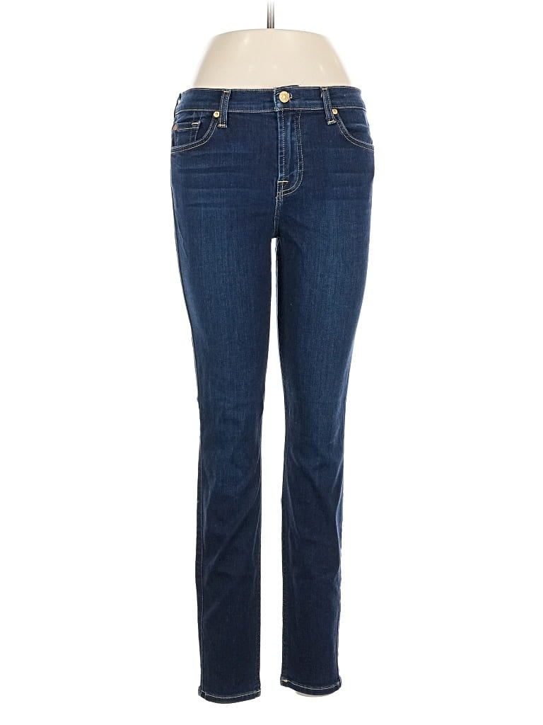 Pre-owned 7 For All Mankind Jeans In Blue