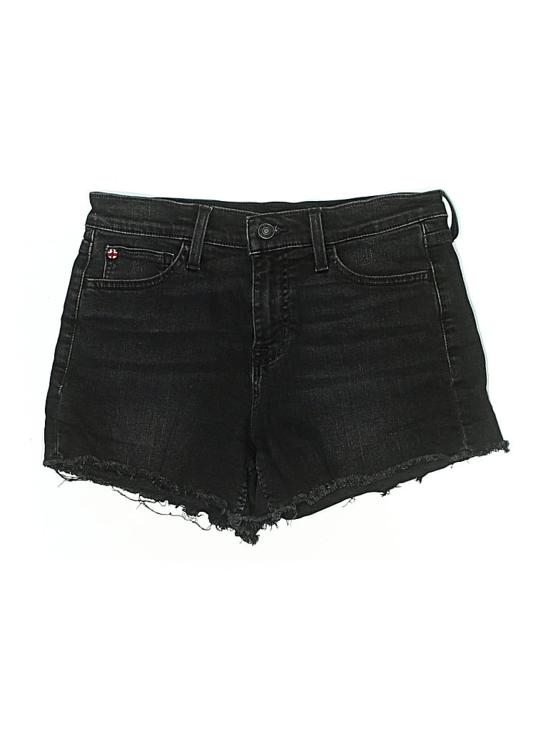 Pre-owned Hudson Denim Shorts In Black