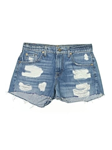 7 For All Mankind Denim Shorts (view 1)