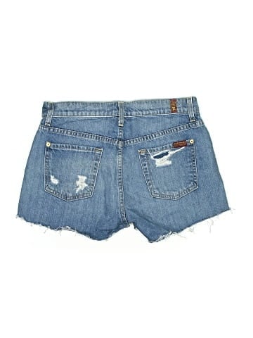 7 For All Mankind Denim Shorts (view 2)