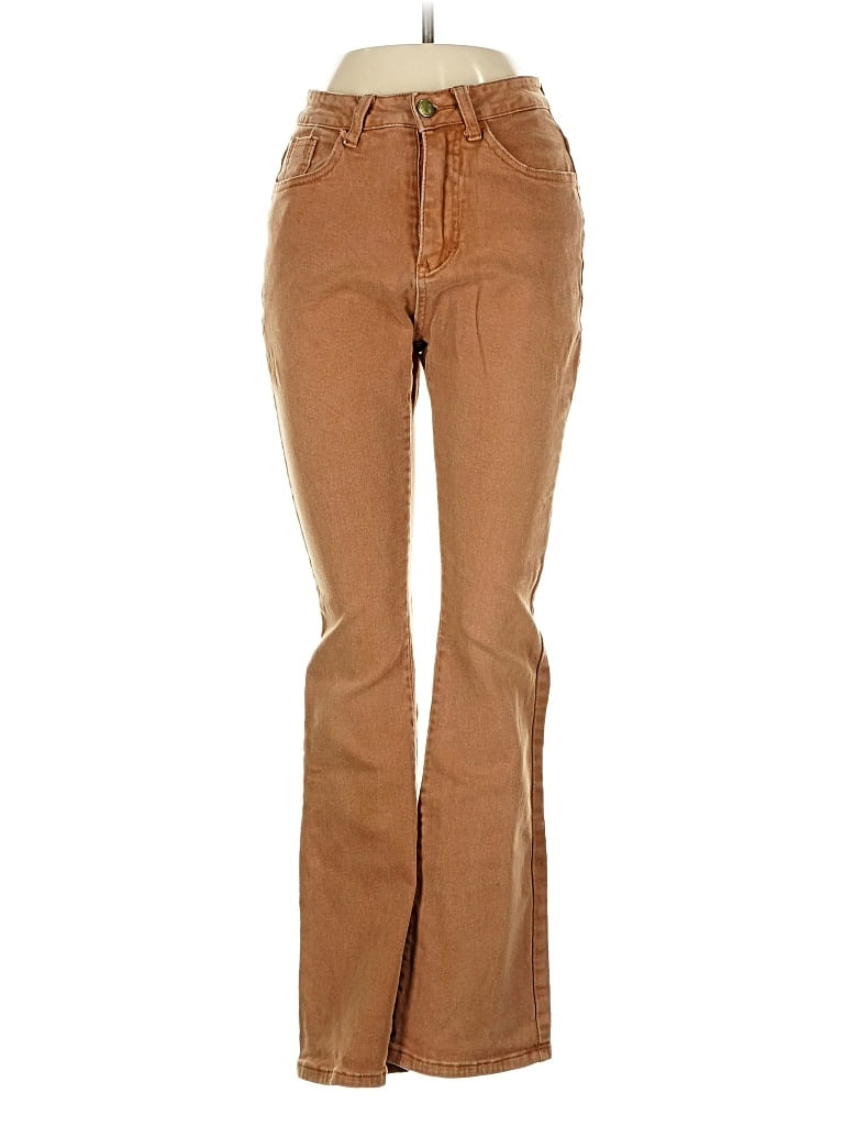 Pre-owned Romwe Jeans In Brown