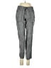 Athleta 100% Linen Chevron-herringbone Gray Linen Pants Size 2 - photo 1