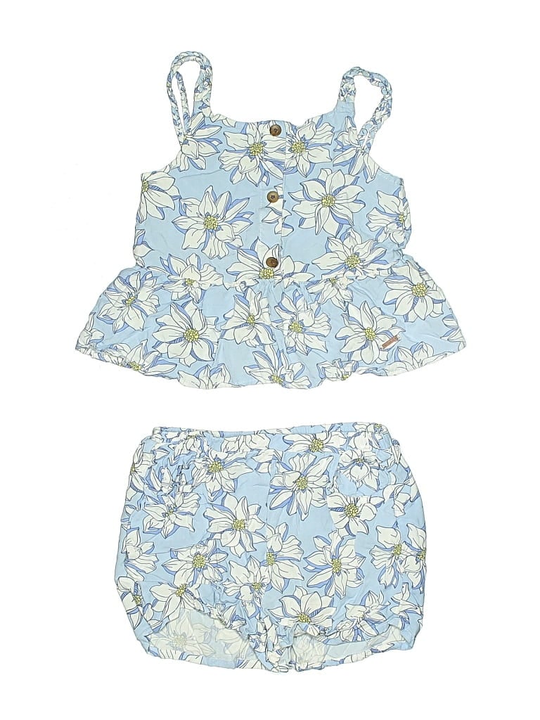 Pre-owned Assorted Brands Kids' Sleeveless Top Blue Tops