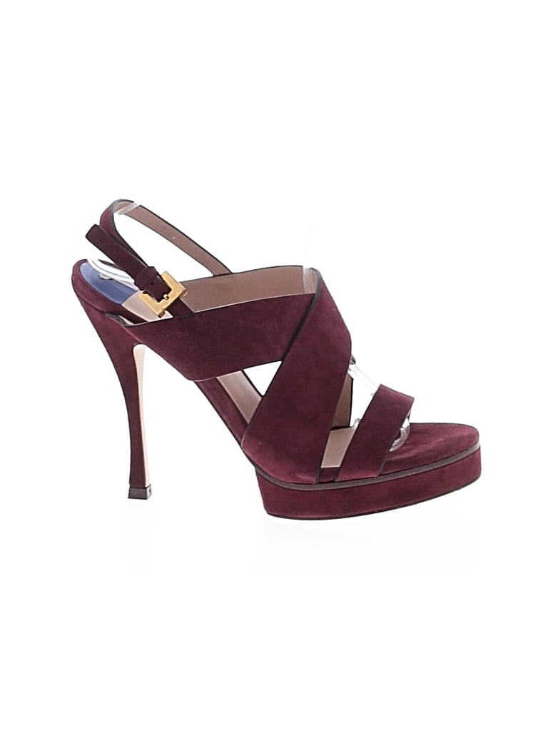Pre-owned Stuart Weitzman Heels In Burgundy
