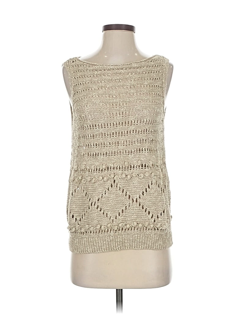 MNG Pre-owned Sweater Vest In White