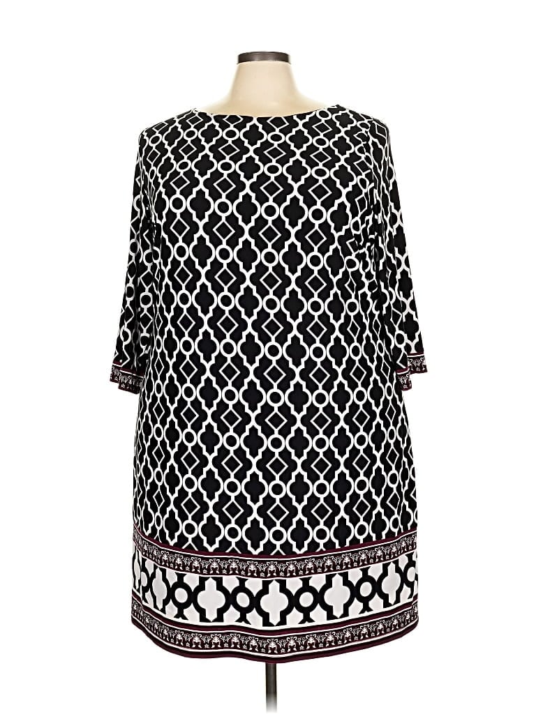 Pre-owned Inc International Concepts Casual Dress In Black