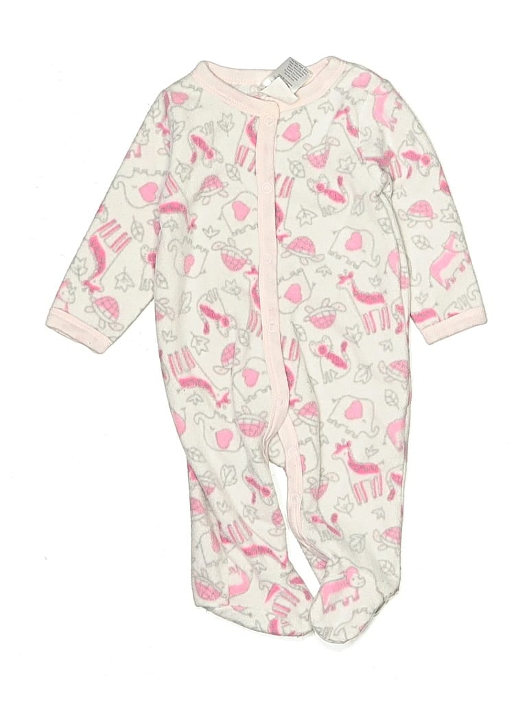 Pre-owned Little Beginnings Babies' Long Sleeve Outfit In White