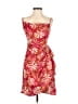 BCBGMAXAZRIA 100% Polyester Tropical Red Cocktail Dress Size XS - photo 1