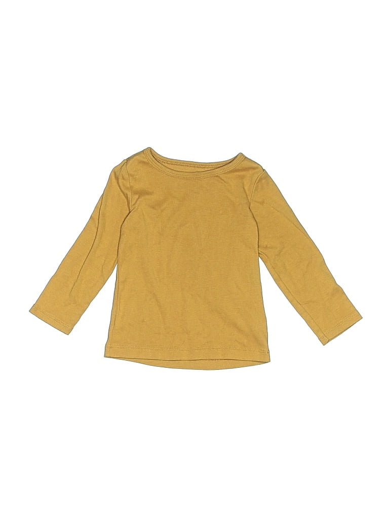 Pre-owned Child Of Mine By Carter's Kids' 3/4 Sleeve T-shirt In Yellow