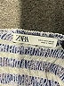 Zara Blue Silver Long Sleeve Top Size S - photo 7