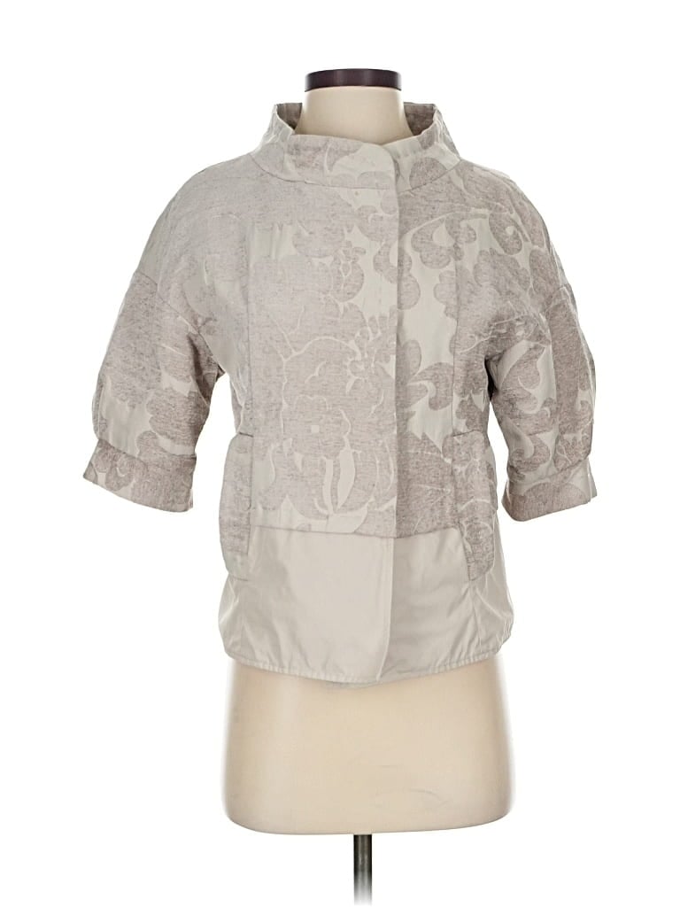 Pre-owned Bcbgmaxazria Jacket In White