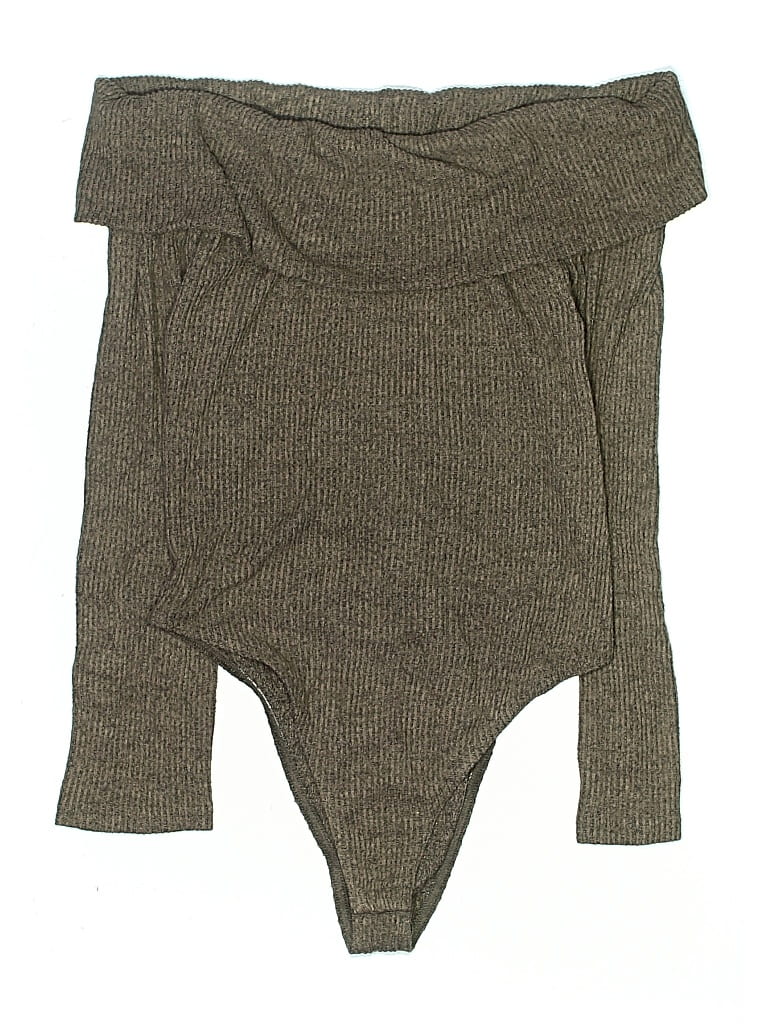 Pre-owned L Love Bodysuit In Brown