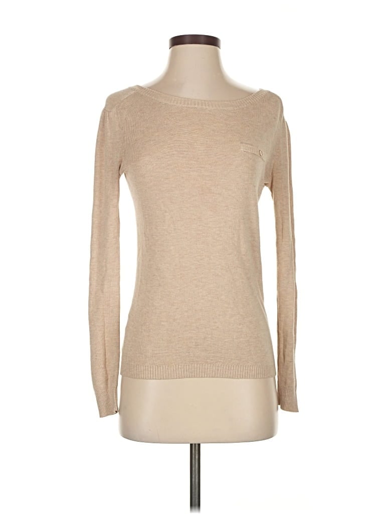 Pre-owned Mango Pullover Sweater In Brown