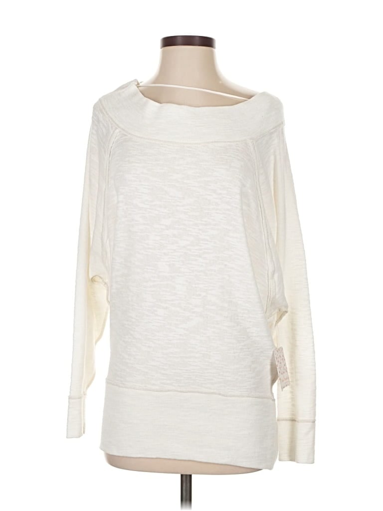 Pre-owned We The Free Pullover Sweater In White