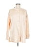 Lyssé 100% Polyester Color Block Ivory Long Sleeve Blouse Size M - photo 1