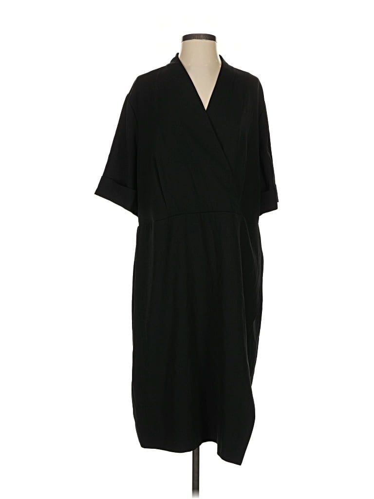 Pre-owned Mm. Lafleur Casual Dress In Black
