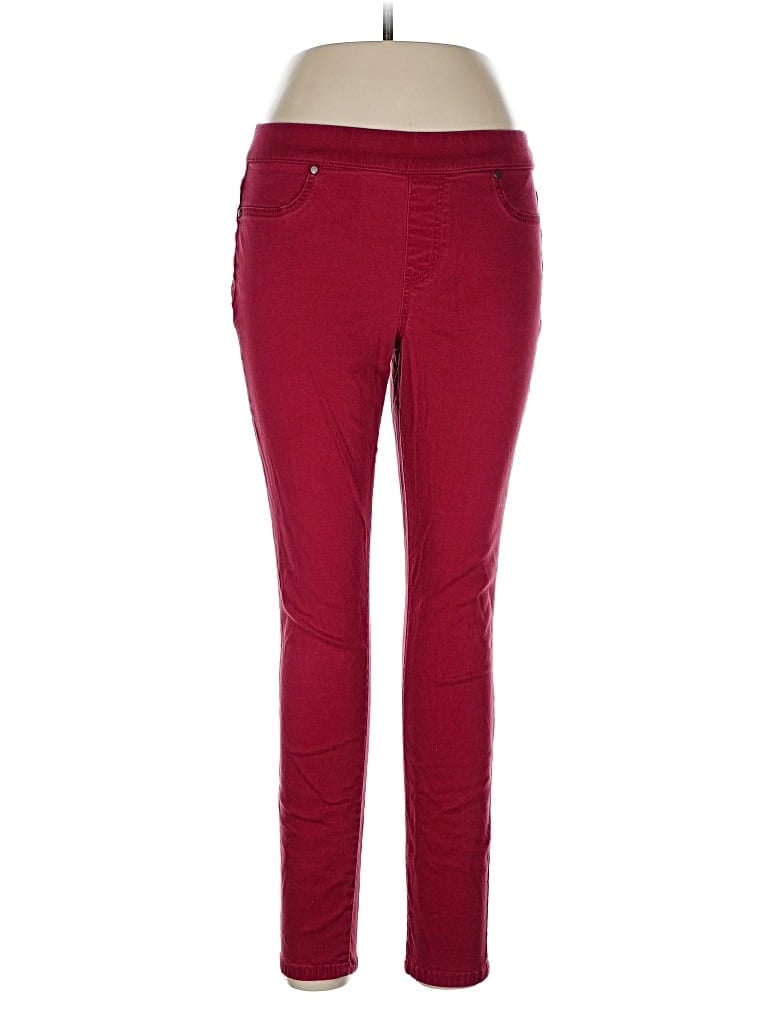 Pre-owned New Directions Casual Pants In Burgundy