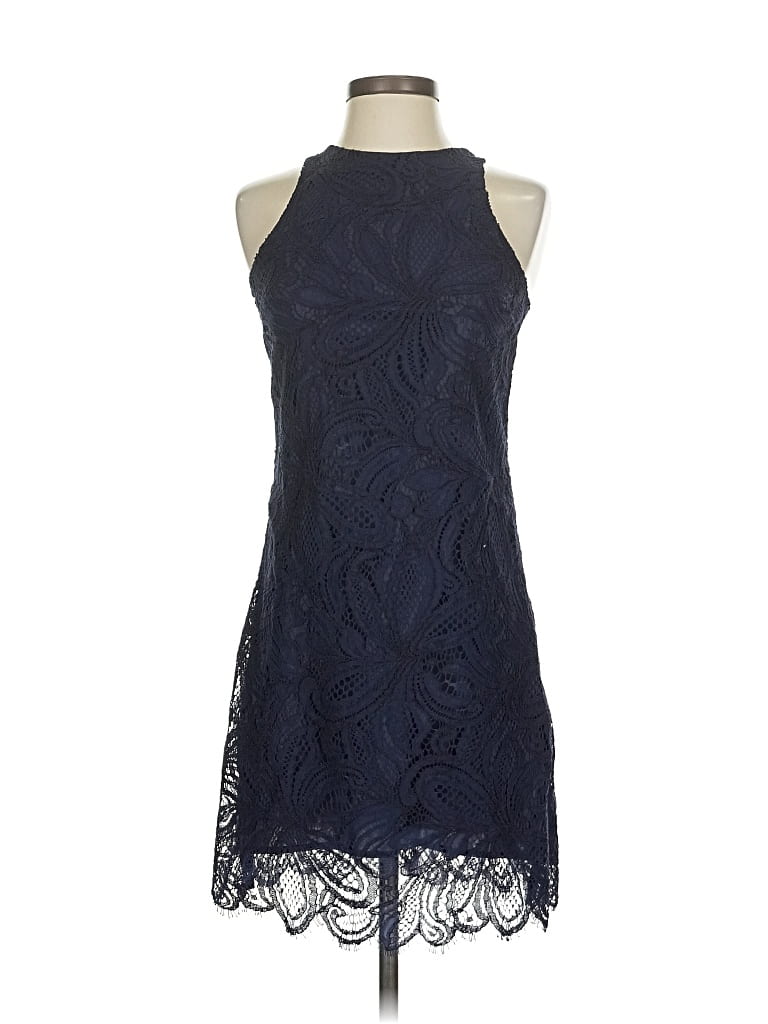 Pre-owned Babaton Cocktail Dress In Blue