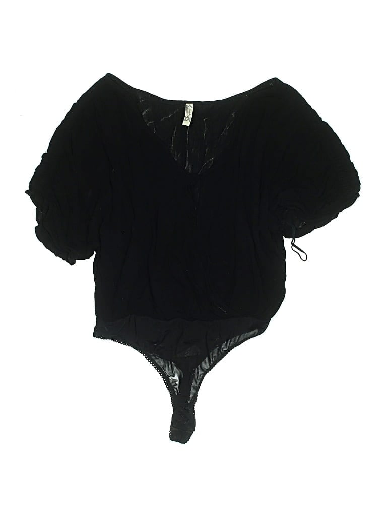Pre-owned Intimately By Free People Bodysuit In Black