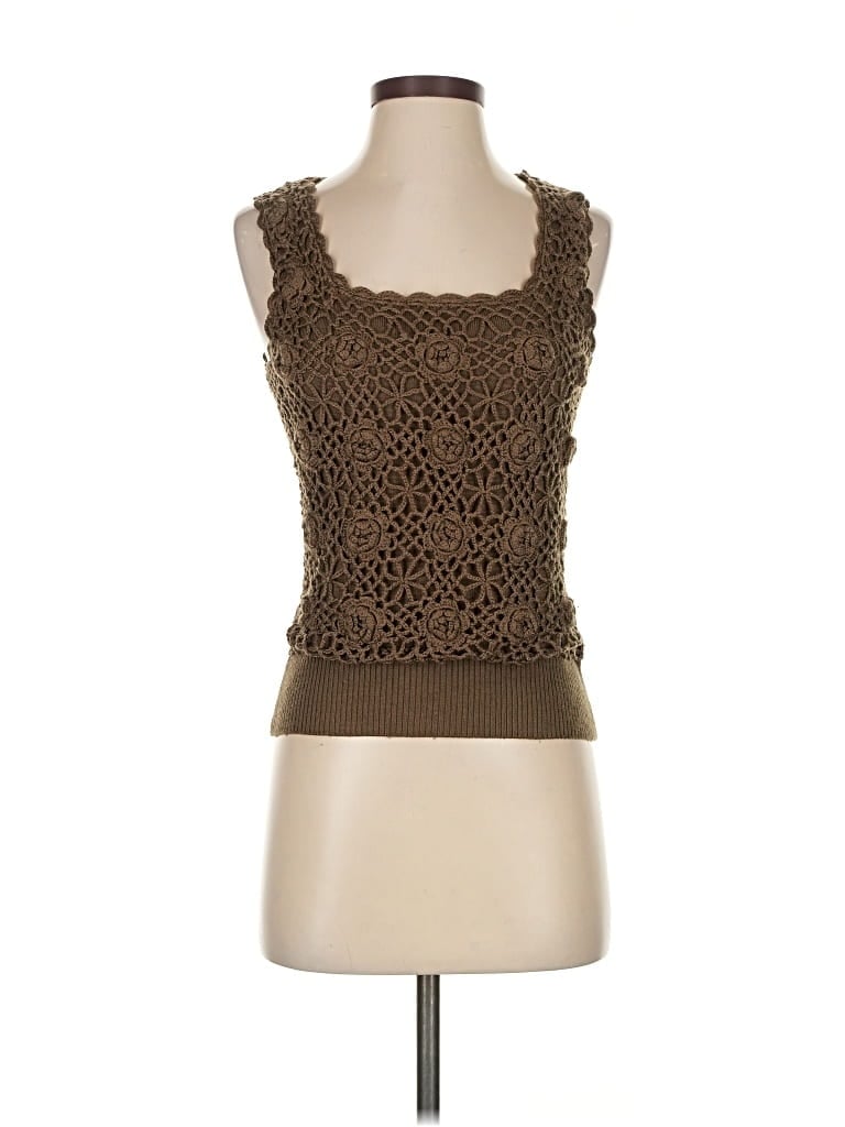Pre-owned Dolce Cabo Cardigan Sweater In Brown