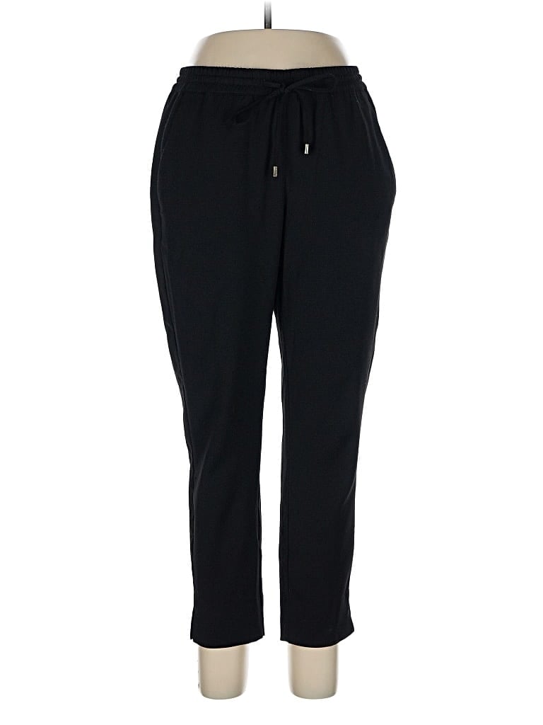 Pre-owned H&m Casual Pants In Black