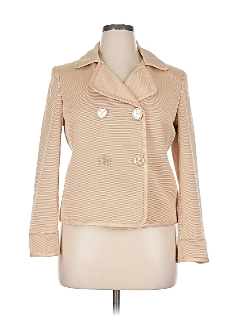 Pre-owned Talbots Blazer Jacket In Brown