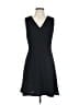 Vince. 100% Polyester Solid Black Casual Dress Size 10 - photo 1