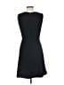 Vince. 100% Polyester Solid Black Casual Dress Size 10 - photo 2