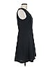 Vince. 100% Polyester Solid Black Casual Dress Size 10 - photo 4