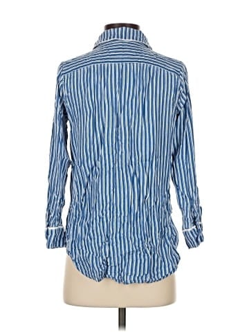 Plush 3/4 Sleeve Button-Down Shirt (view 2)