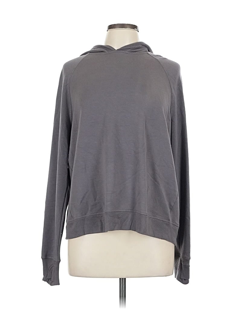 Pre-owned Athleta Sweatshirt In Gray