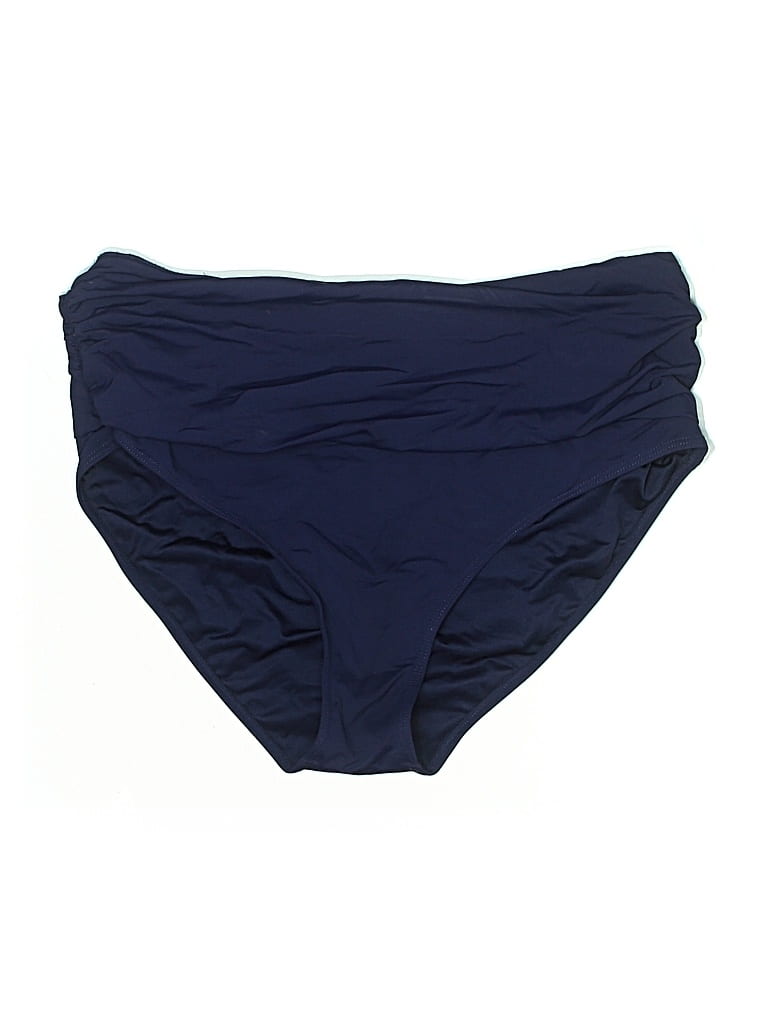 Pre-owned Tempt Me Swimsuit Bottoms In Blue