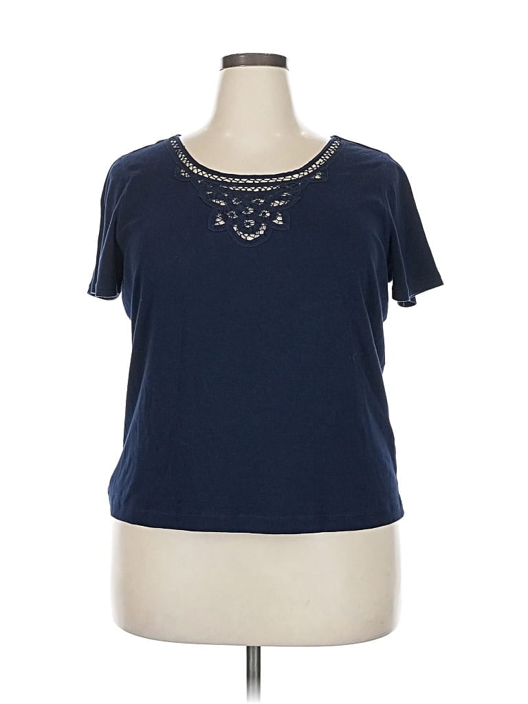 Pre-owned Lauren Jeans Co. Short Sleeve T-shirt In Blue