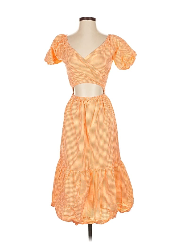 SIM & SAM Pre-owned Cocktail Dress In Orange