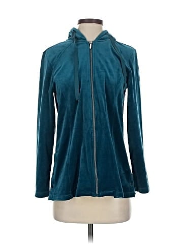Zenergy by Chico's Zip Up Hoodie (view 1)