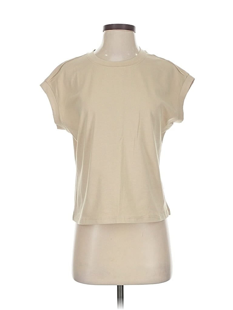 Pre-owned Assorted Brands Short Sleeve T-shirt In Brown