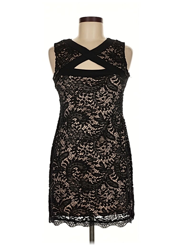 Pre-owned Assorted Brands Cocktail Dress In Black