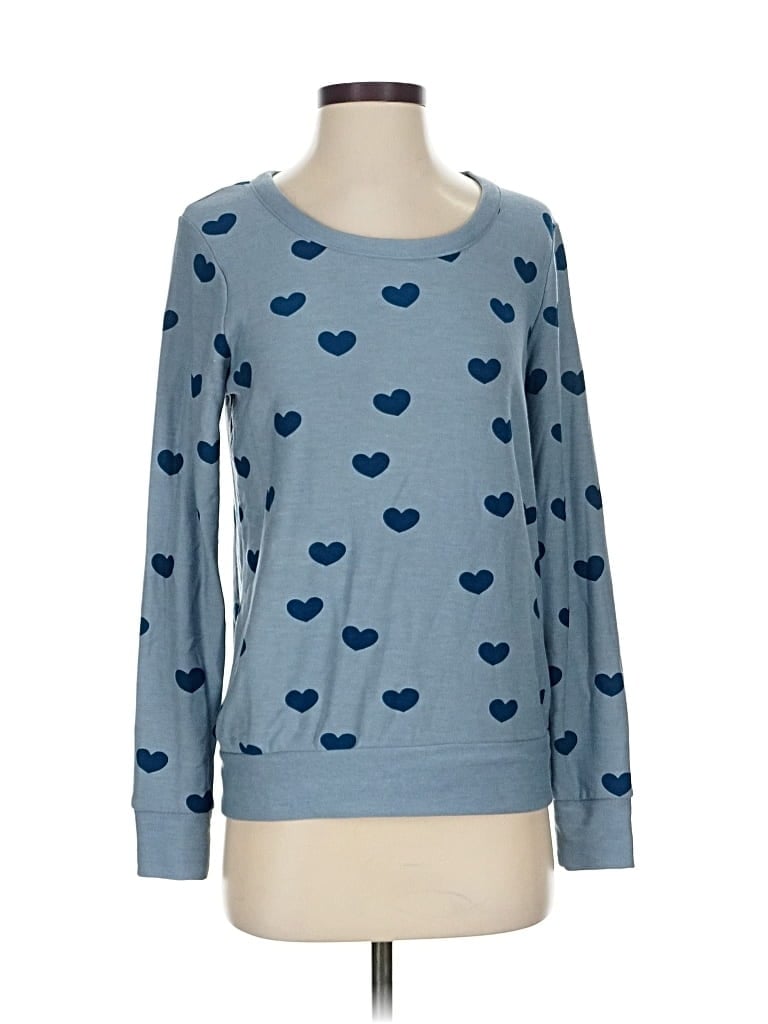 Pre-owned Chaser Pullover Sweater In Blue