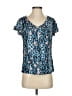 Boden Blue Short Sleeve Blouse Size 2 - photo 1