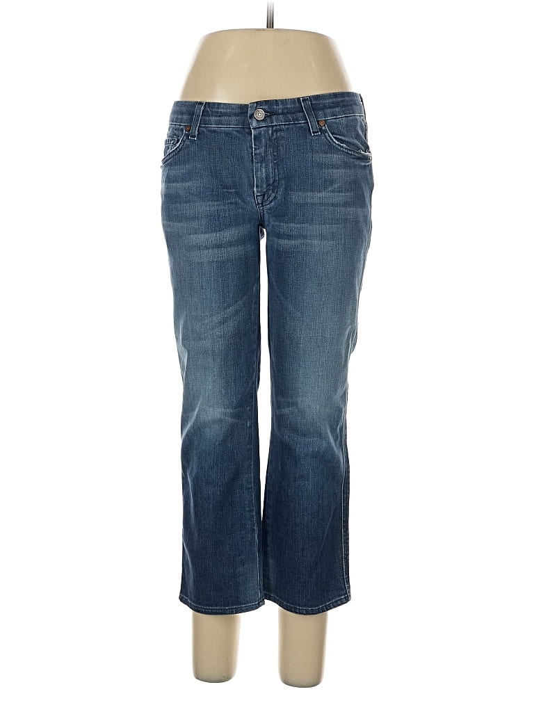 Pre-owned 7 For All Mankind Jeans In Blue