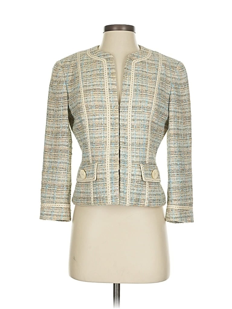 Pre-owned Carlisle Blazer Jacket In White