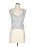 Sincerely Jules Silver Tank Top Size L - photo 1