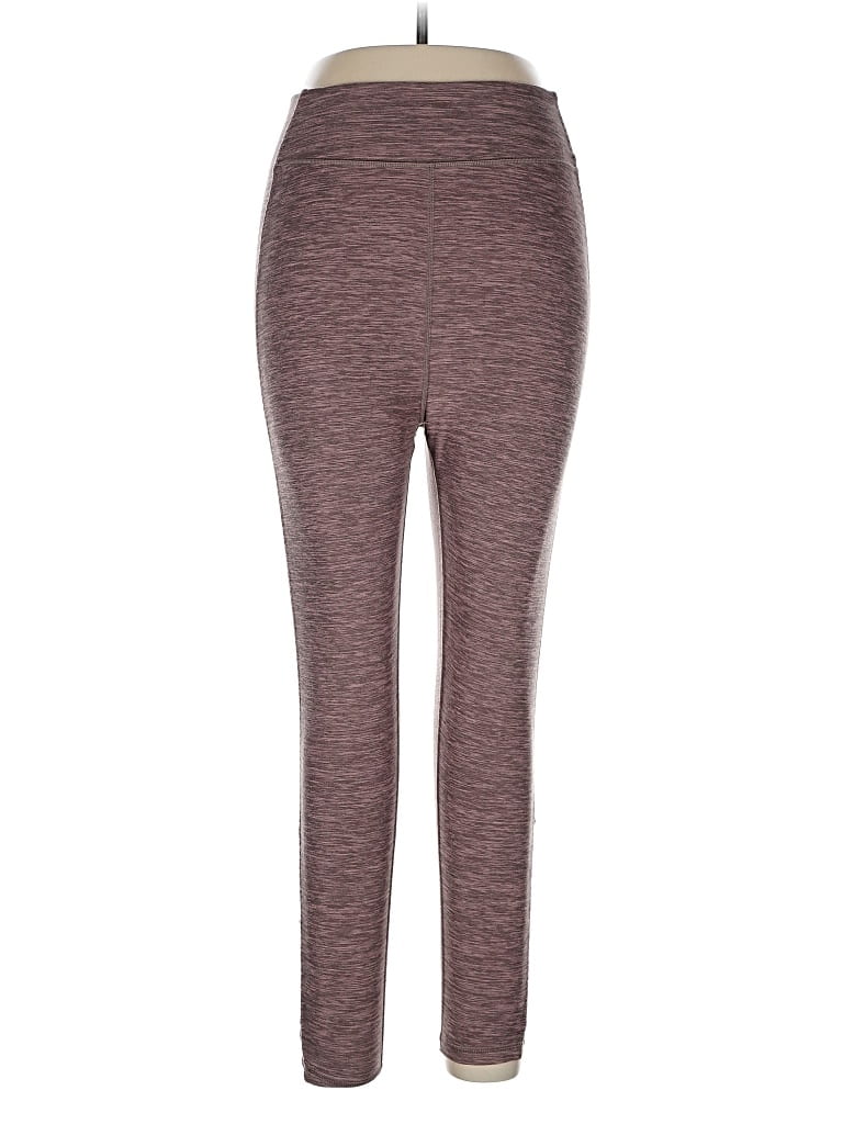 Pre-owned Victoria's Secret Active Pants In Burgundy