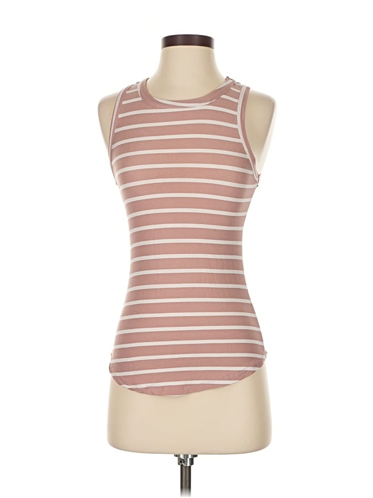 RUE21 Pre-owned Sleeveless Top Brown Halter Neckline Tops