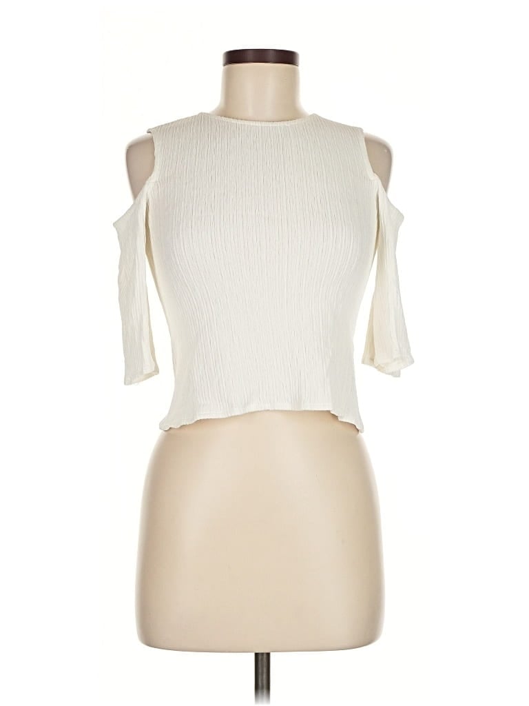 Pre-owned Maje Sleeveless Blouse In White