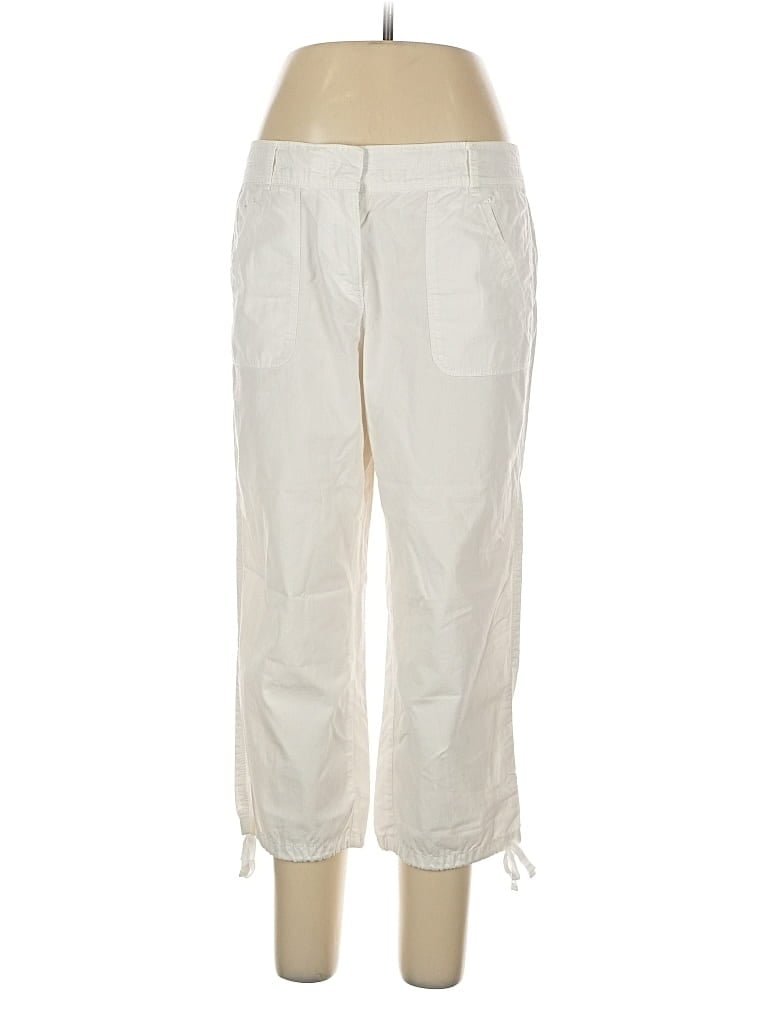 Pre-owned Ann Taylor Loft Casual Pants In White