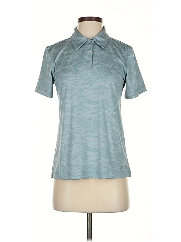 Pre-owned Nobull Short Sleeve Polo Shirt In Blue