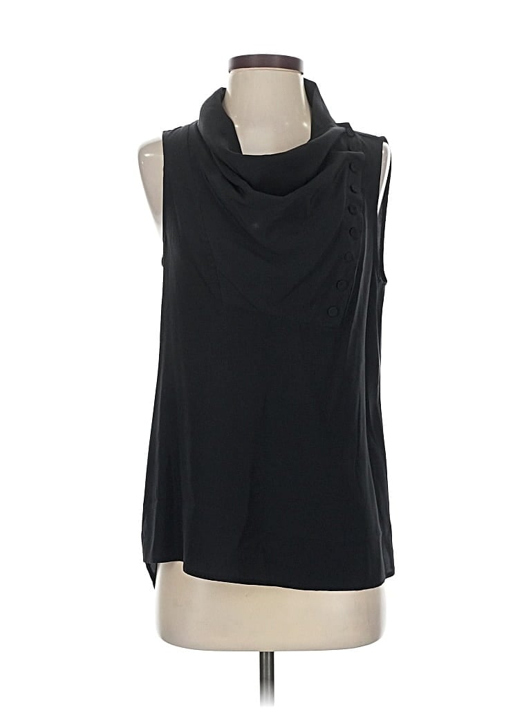 Pre-owned Bcbgmaxazria Sleeveless Blouse In Black